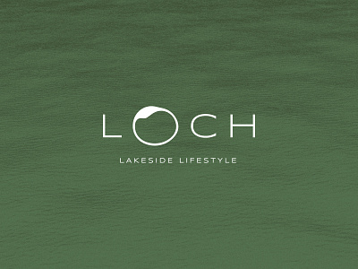 Loch logo branding building graphic design lake lakeside logo real estate