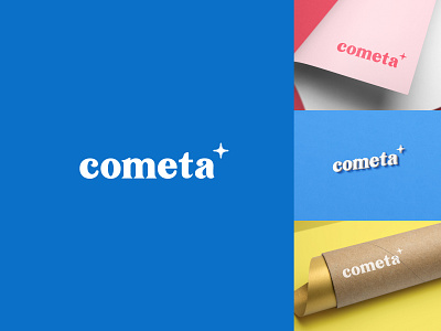 Cometa logo branding comet cometa graphic design logo star toy store