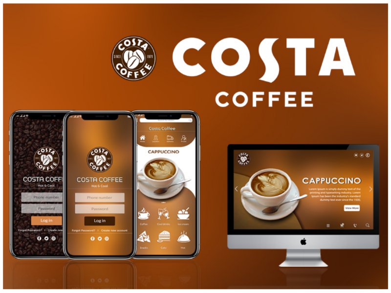 Costa pro. Приложение кофейни. Приложение кофейни на компьютер. Costa Coffee меню. Десктопное приложение кофейни.