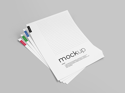 Flyer / Poster / CV Mockup vol2 cv design flyer flyer template mockup papers poster print realistic resume stack