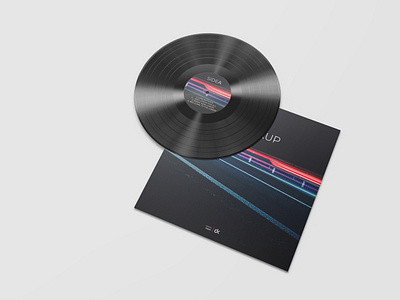 Vinyl Record Mockup 3