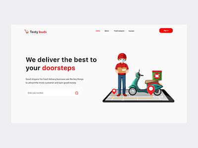 Food delivery web