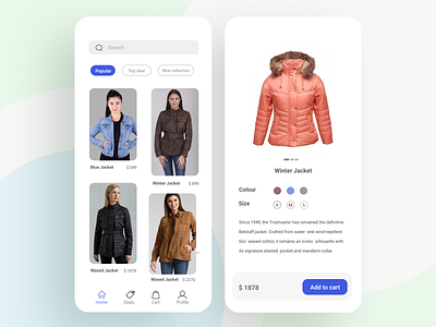 ecommerce app app branding design ui ux web