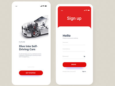 login sceen app design ui ux web