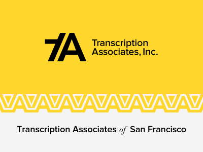 Transcription Associates adobe illustrator branding logo