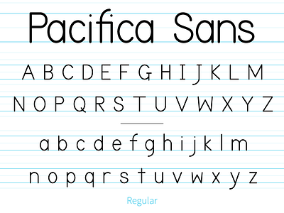 Pacifica Sans adobe illustrator font type typeface