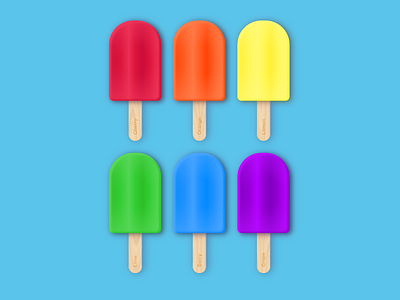 CSS Gradient Popsicles css gradients