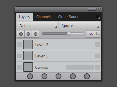 Layers Panel in HTML