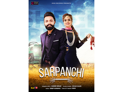 Sarpanchi cover art design nibovfx poster design posters