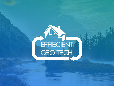 Effeicient Geo Tech animation app branding cover art cover design design flat icon identity illustration logo minimal motion graphics nibo nibovfx typography vector