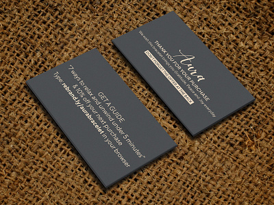 Aura Business Card