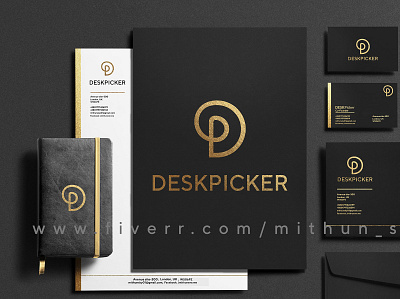 DeskPicker 3dmockup app app icon bestlogo branding creative app icon illustrator lettering lettermark logo logodesigner minimal minimalist logo mobile monogram monogram logo professionallogo typography vector