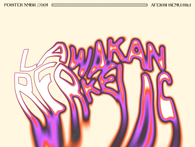 Lawakan Berkelas bitmap design heat illustrator indonesia lawakan neon photoshop pixel poster poster design thermal