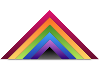 Rainbow rainbow triangle