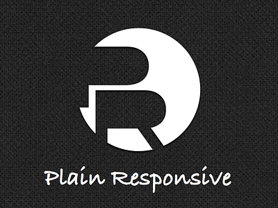 Plain Responsive Logo v1 logo plain responsive