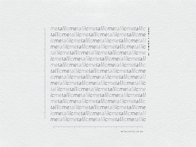 Piko 07: Metallic / Tall design grid type type art type design typeface typography