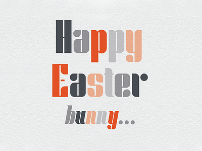 Happy easter design grid illustration minimal type type art type design typeface typography vector