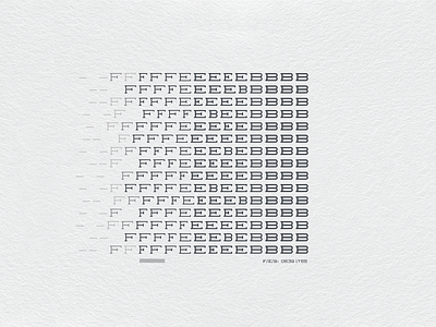 Falcon SR 09 design grid type type art type design typeface typography