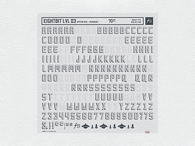 EightBit 03 design grid type type art type design typeface typography