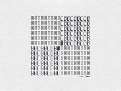 Blockhead 12 design grid type type art type design typeface typography