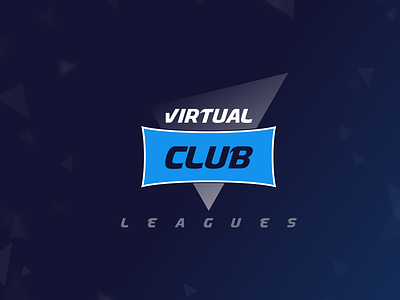 Logo / Virtual Club Leagues branding figma logo design esports