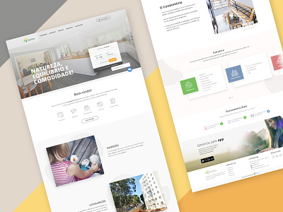 Redesign / Dynamic template for Condominiums condominium design grid home layout real estate responsive system ui ux web webdesign