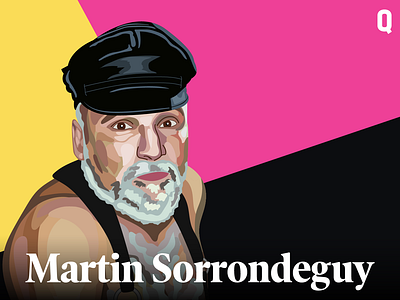 Portraits of Pride - Martin Sorrondeguy branding design icon illustration social media vector