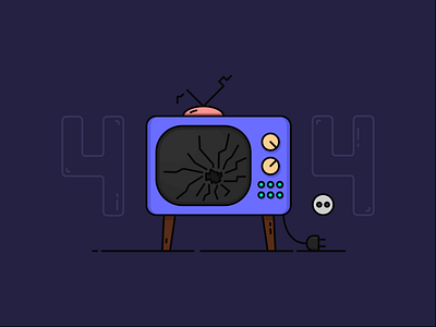 404! Can't find that site! 🤨 2d 404 404 error 404 error page 404 page 404page artwork branding design dribbble flat illustration klixly lineart streaming vector