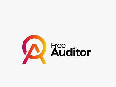 Free Auditor Logo design logo typography vector web