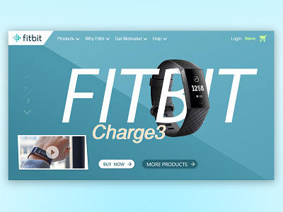 Fitbit Landing Page