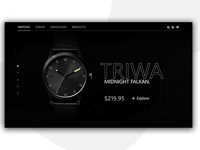 Triwa - landing page