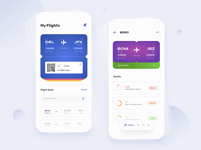 Flight Booking App Concept UI