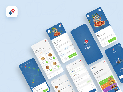 Domino's Pizza App 2.0 🍕 concept conceptui design dominos food and drink food app foodie pizza ui uiux ux