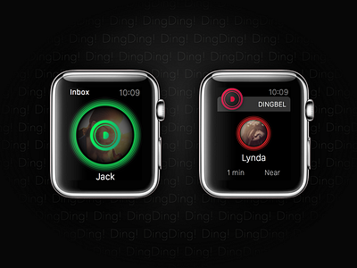 Dingbel for Apple Watch apple watch design ui
