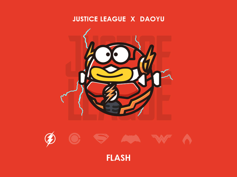 DAOYU-FLASH COSPLAY cosplay daoyu flash illustration justice league