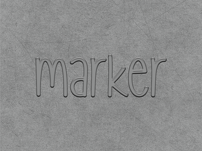 Text effect for Marker grunge brushes photoshop text effect