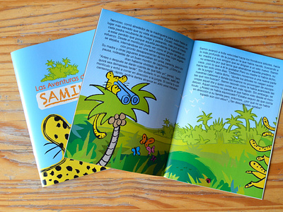 Las aventuras de Samin book digitalart illustration infantil jaguar kids kidslit tiger