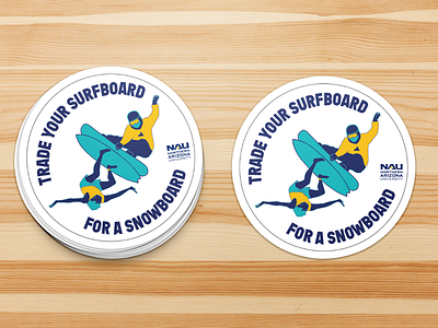 Trade Your Surfboard Sticker By Krista Esse On Dribbble