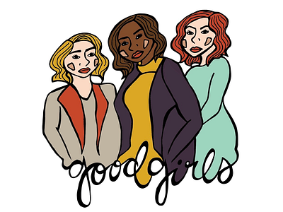 good girls fanart good girls good girls nbc graphic design graphic designer illustration illustrator