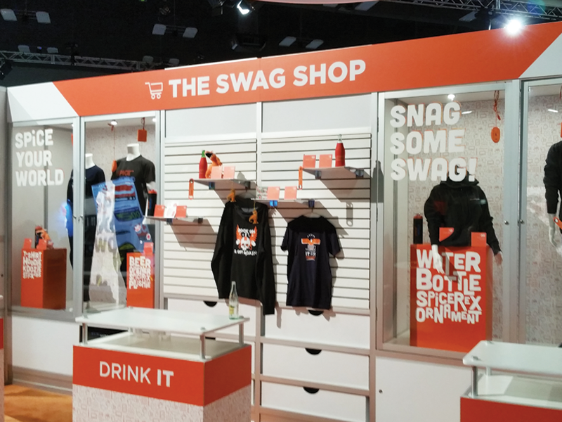 Spiceworks Swag Shop Handlettered Type by Clarice Bajkowski on Dribbble