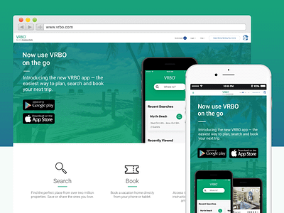 VRBO App Launch. app expedia launch vacation rental by owner vacation rentals vrbo