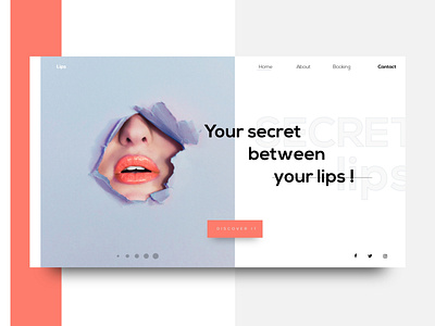 Landing page - Lipstick