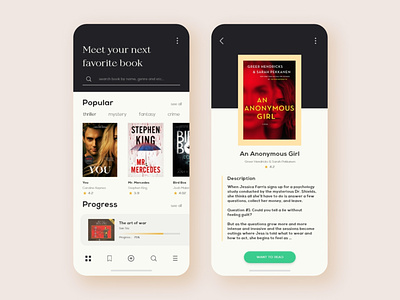 Goodreads - IOS App app appdesign bookapp books goodreads identity ios ios app kit minimal mobile ui ui uiux user ux wireframe