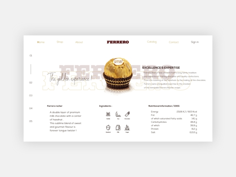 ferrero website