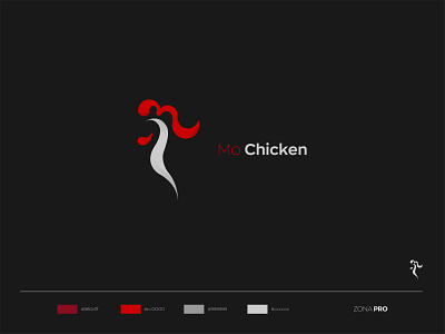 Mochicken logo ai animal benamer brand branding chicken circle clean color creative design geometic graphic identity illustration letter logo loubna minimal typography