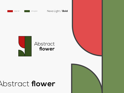 Abstract flower - Logo design abstract abstract logo ai brand branding color creative design florist flower identity logo logo design minimal shop