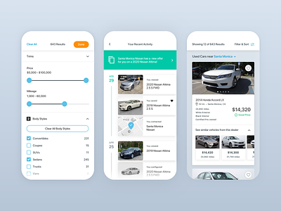 Automative Search and Timeline Experience