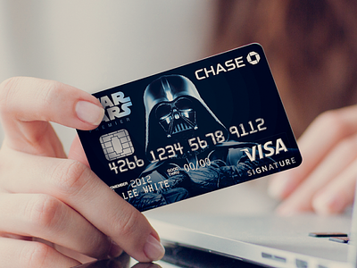 Star Wars Chase Card Design Layouts (2015) card design chase credit cards credit cards darth vader disney starwars