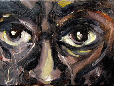 Miles Davis Eyes by BRUNI eyes fine art jazz miles davis musician trumpet