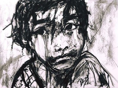 Refugee Child by BRUNI